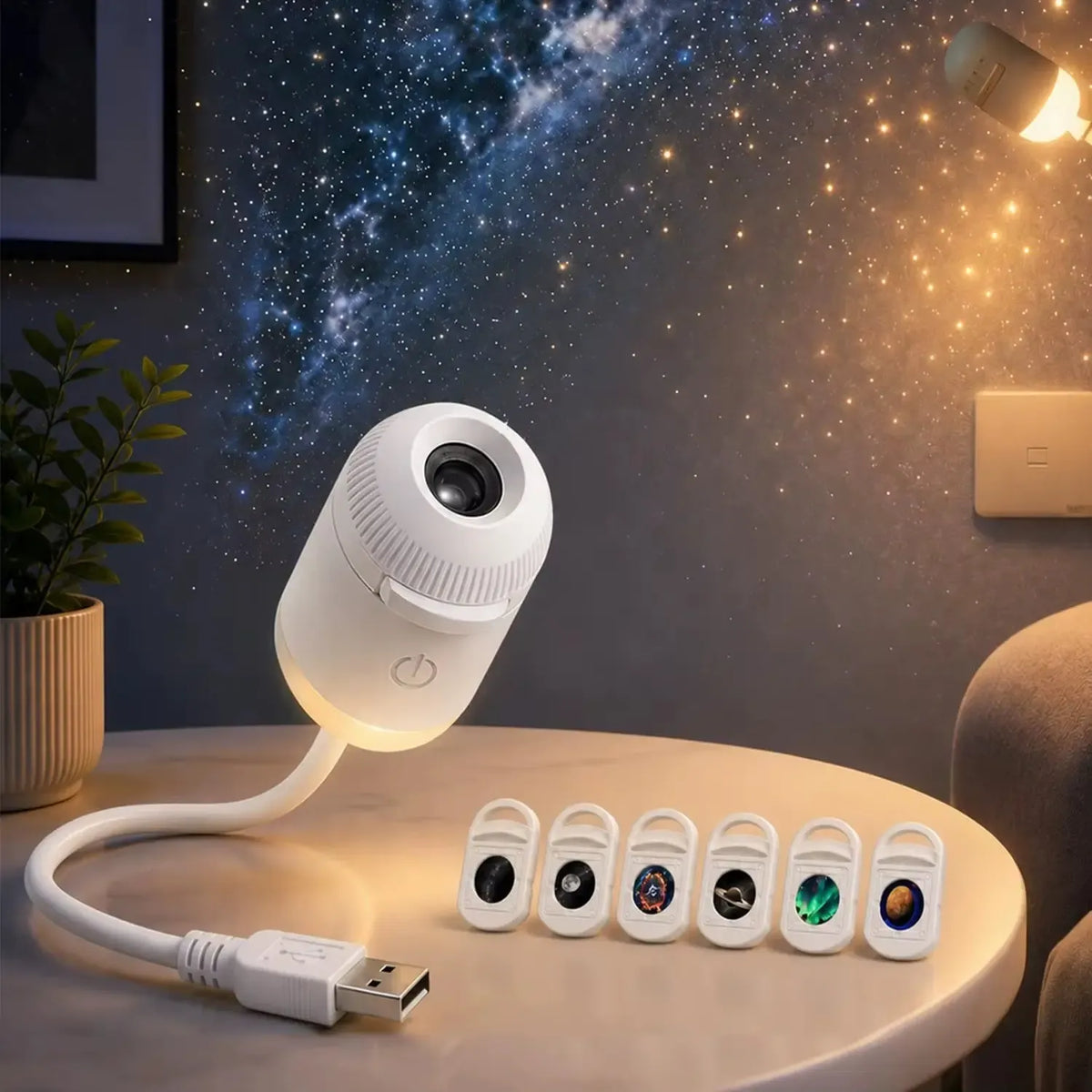 USB Flexible Galaxy Star Projector Lamp