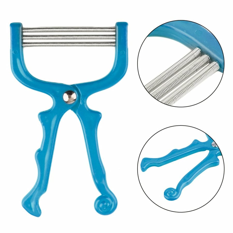Face Hair Remover Epilator – Handheld Spring Face EpiRoller Spring for Facial Hair Removal (Random Color)