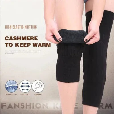 1 Pair Thermal Knee Warmers | Winter Warm Knee Protector for Men & Women | Soft, Stretchable & Comfortable Knee Support