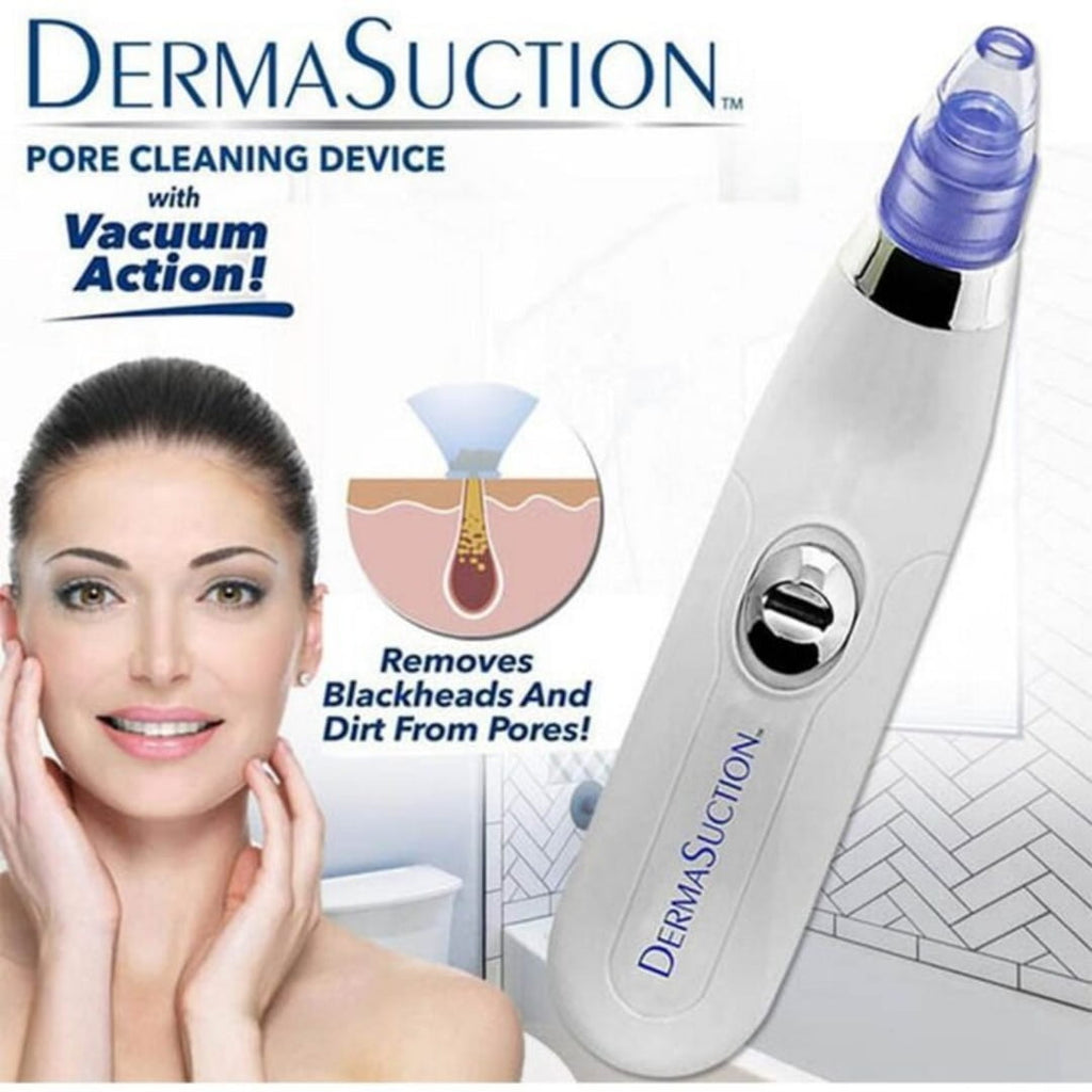 4in1 Derma Suction Blackhead Remover Device | Blackhead Removing Machine For Facial Care Deep Cleansing (Cell Operated)