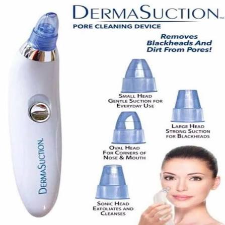 4in1 Derma Suction Blackhead Remover Device | Blackhead Removing Machine For Facial Care Deep Cleansing (Cell Operated)