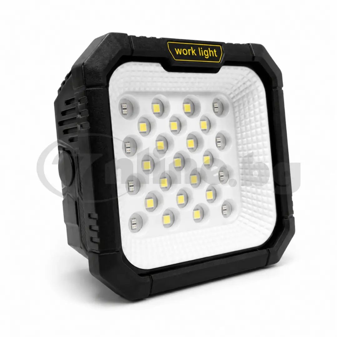Solar-Powered Work Light - Rechargeable & Waterproof Model - W7120-2