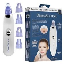 4in1 Derma Suction Blackhead Remover Device | Blackhead Removing Machine For Facial Care Deep Cleansing (Cell Operated)