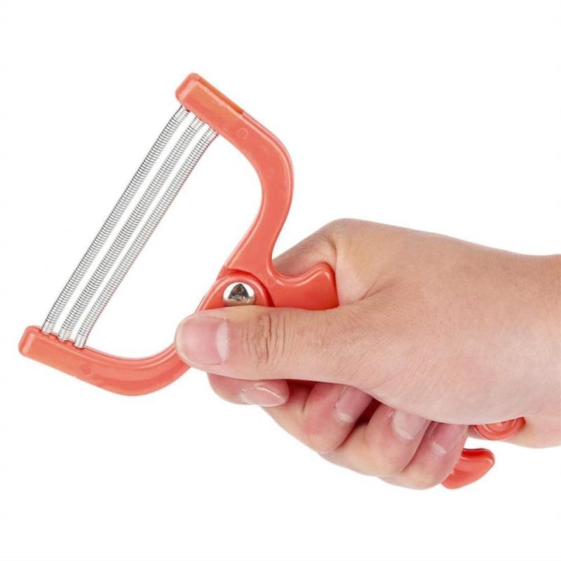 Face Hair Remover Epilator – Handheld Spring Face EpiRoller Spring for Facial Hair Removal (Random Color)