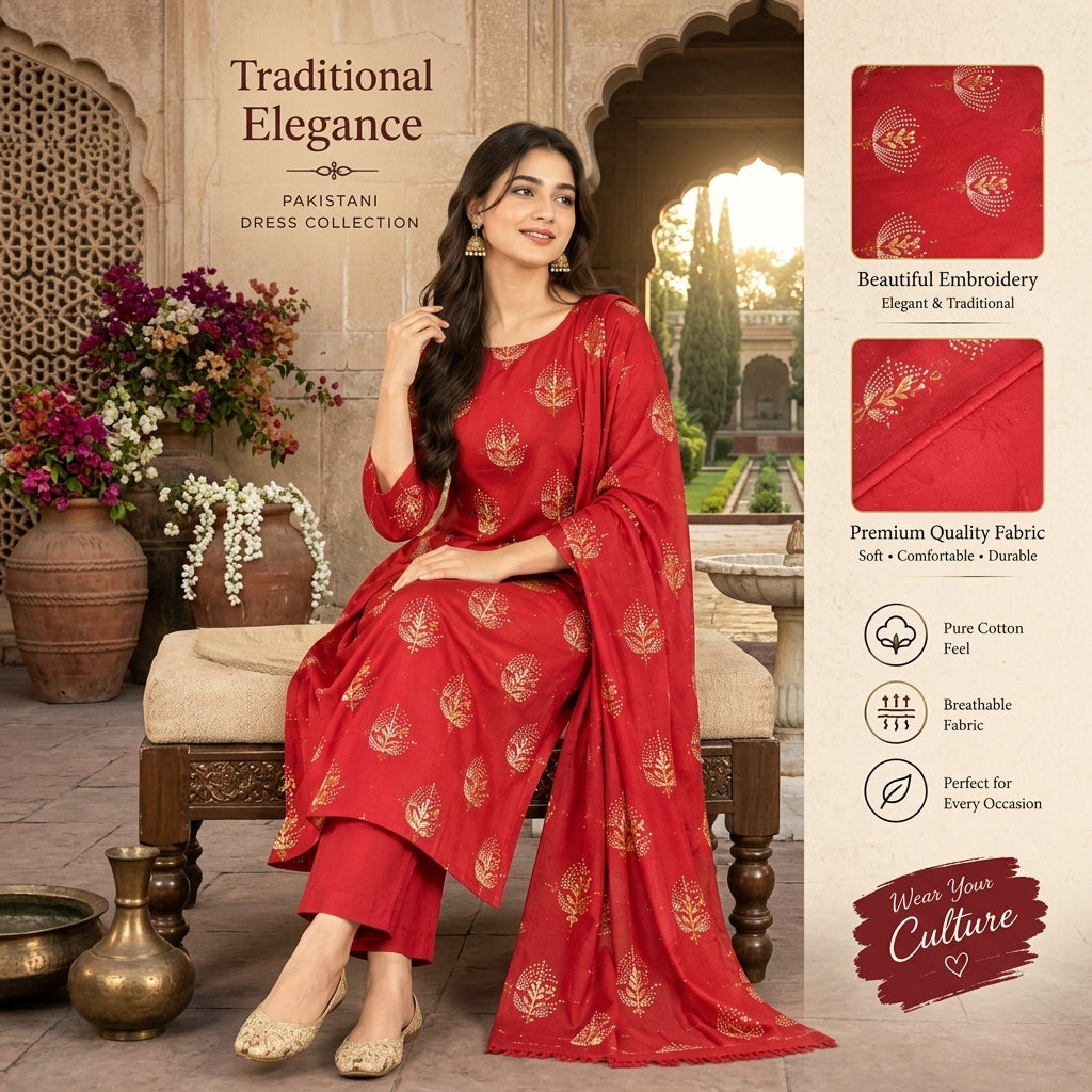 Premium Lawn 2 Piece Unstitched Suit With Printed Shirt And Plain Trouser For Women