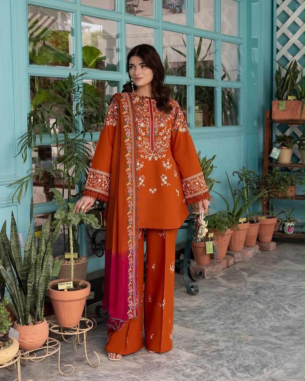 BATIK WINTER COLLECTION Dhanak 3 PC Best Quality Stuff (Unstitched)