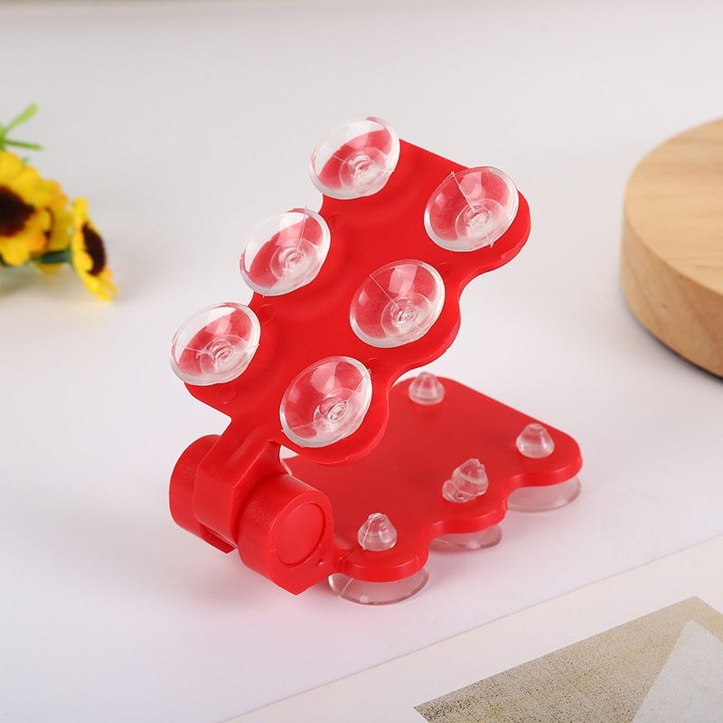 Portable Multi-Suction Cup Phone Stand Random Color