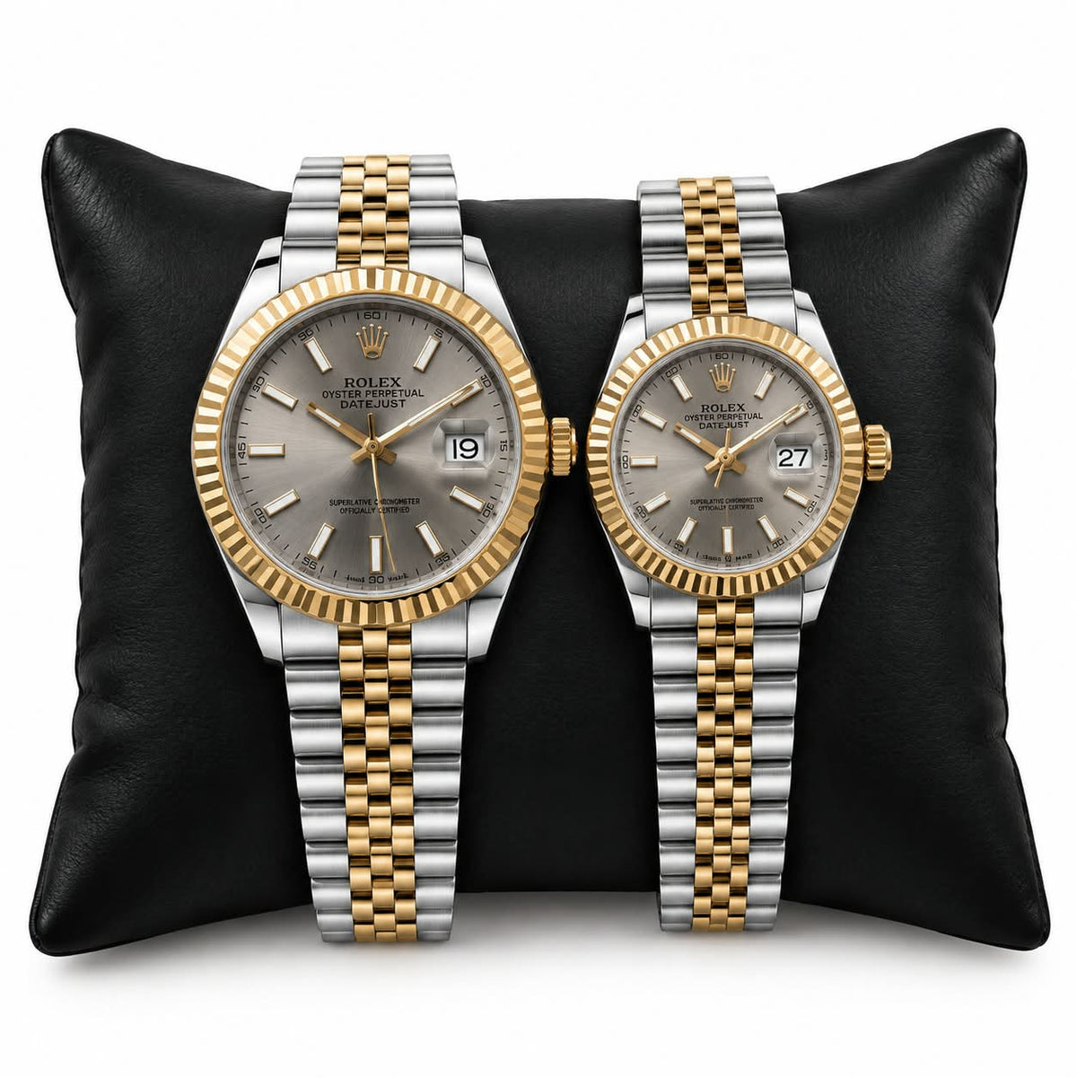 Luxury Rolex Inspired Jubilee Watch Set - Pink Rs 4,149