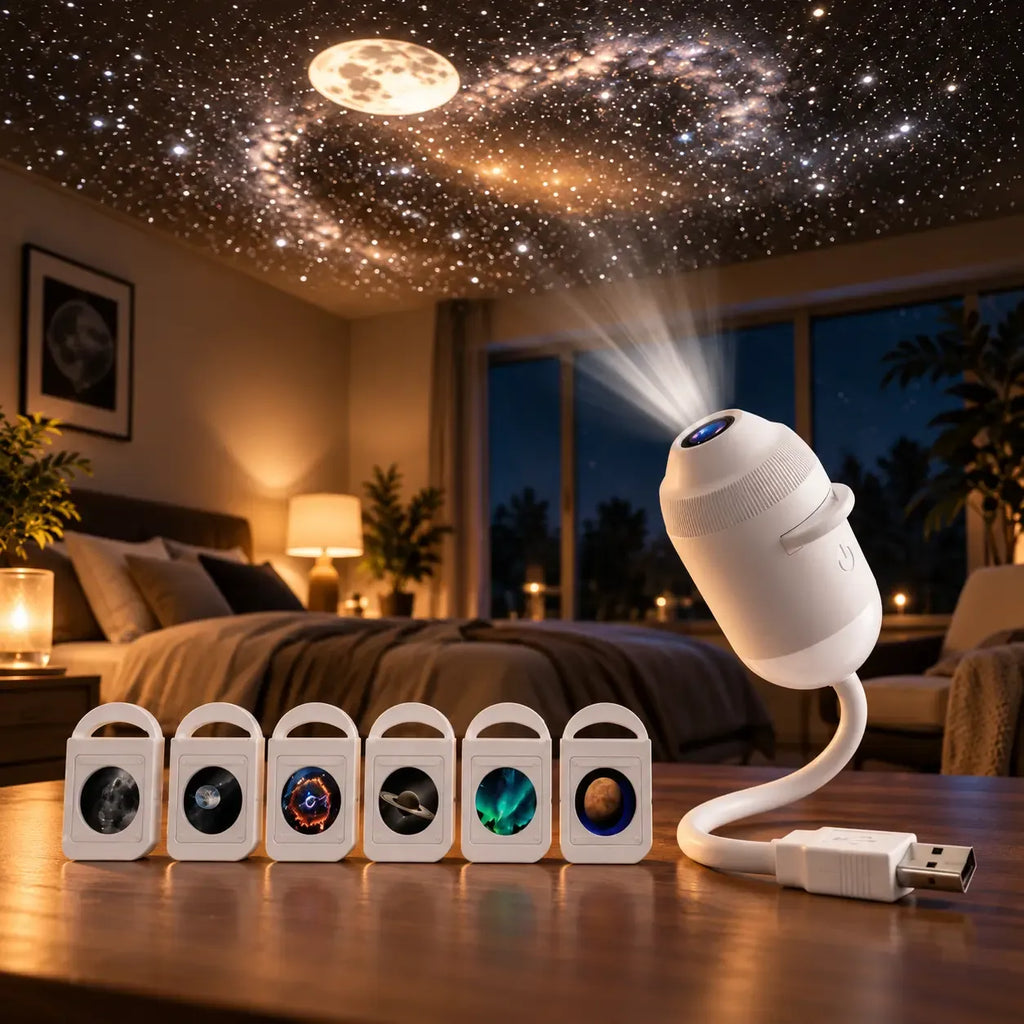 USB Flexible Galaxy Star Projector Lamp